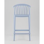 Стул полубарный Campo пластик голубой