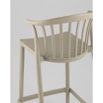 Стул полубарный Campo пластик зеленый