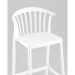 Стул полубарный Campo пластик белый