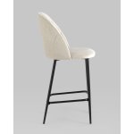 Стул полубарный Логан SN велюр бежевый