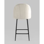 Стул полубарный Логан SN велюр бежевый