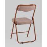 Стул складной Джонни рогожка капучино каркас капучино