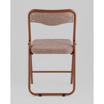 Стул складной Джонни рогожка капучино каркас капучино