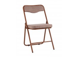 Стул складной Джонни рогожка капучино каркас капучино