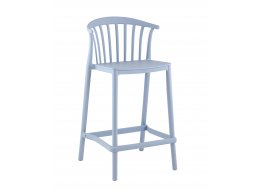 Стул полубарный Campo пластик голубой