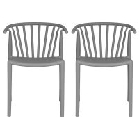 Комплект из 2-х стульев Venice светло-серый