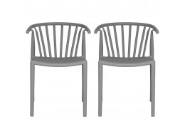 Комплект из 2-х стульев Venice светло-серый
