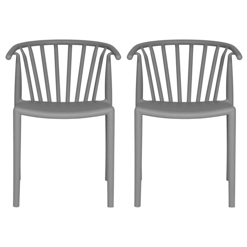 Комплект из 2-х стульев Venice светло-серый