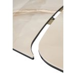 Стол PALACIO 180  GLOSS GRAND JADE,керамика на стекле/ Шампань, ®DISAUR