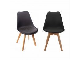 Комплект из 2-х стульев Eames Bon чёрный