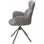 Стул VARDY 360 град.поворот. Темно-серый  букле XD841-16 / Серый, ®DISAUR