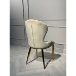 Стул обеденный Констанция TW-1163, бежевый/золото