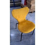 Стул Seven Style горчичный велюр с чёрными ножками RF 0252Y6