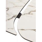 Стол VALDEMAR 180 KL-188 итальянская керамика, стекло/ каркас темно-серый/Kl-188, ®DISAUR