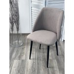 Стул ПЬЕР Marseille-16 Капучино, велюр / Черный каркас M-City