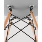 Стул Eames Style DSW оранжевый (разборный каркас)