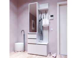 Прихожая Бостон В-2 (800х2103х353) белый