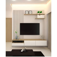 Тумба TV подвесная Сити-10  1400х300х300 Сонома-Белый