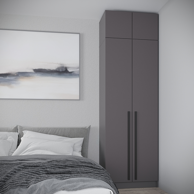 Антресоль  Бостон 800*400*500 (Графит)