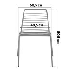 Стул Дели металл зеленый