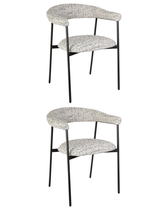 Стул обеденный Toko светло-серый 2 шт.