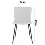 Стул обеденный Pluto коричневый