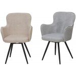 Стул ALTAIR 360 град. поворот. NS10 серый, букле / черный каркас, М-City