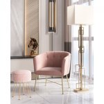 Пуф Астор светло-розовый