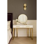 Стол-консоль Армада F-1543, 120х60х78 см, белый, золото Стол-консоль Армада F-1543, 120х60х78 см, белый, золото