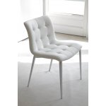 Стул KUGA 40.38 (G093 хром/ TR505 белый, экокожа)