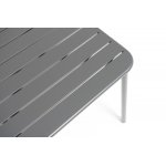 "Гелиос" стальной квадратный стол 70х70см, цвет темно-серый