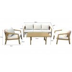 "Детройт" лаунж-зона из искусственного ротанга, цвет бежевый "Детройт" лаунж-зона из искусственного ротанга, цвет бежевый