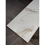 Стол-консоль Прайм IST-803,120х40х78 см, жемчужный белый/золотой