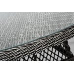 "Дольче" обеденная группа из искусственного ротанга, цвет графит