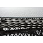 "Дольче" обеденная группа из искусственного ротанга, цвет графит