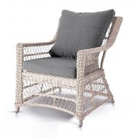 "Гранд Латте" кресло из искусственного ротанга, цвет бежевый