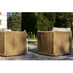 "Аликанте" лаунж-зона из искусственного ротанга, цвет соломенный
