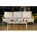 "Венеция" лаунж-зона из искусственного ротанга, цвет соломенный