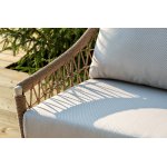 "Венеция" лаунж-зона из искусственного ротанга, цвет соломенный