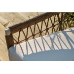 "Венеция" лаунж-зона из искусственного ротанга, цвет соломенный