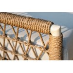 "Венеция" лаунж-зона из искусственного ротанга, цвет соломенный