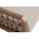 "Венеция" лаунж-зона из искусственного ротанга, цвет соломенный