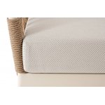 "Венеция" лаунж-зона из искусственного ротанга, цвет соломенный