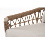 "Венеция" лаунж-зона из искусственного ротанга, цвет соломенный