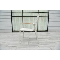 "Кейптаун" стул алюминиевый, ткань текстилен, цвет белый "Кейптаун" стул алюминиевый, ткань текстилен, цвет белый