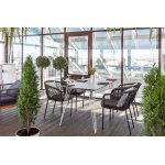 "Руссо" обеденный стол из HPL 150х80см, цвет молочный