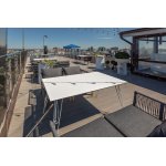 "Руссо" обеденный стол из HPL 150х80см, цвет молочный