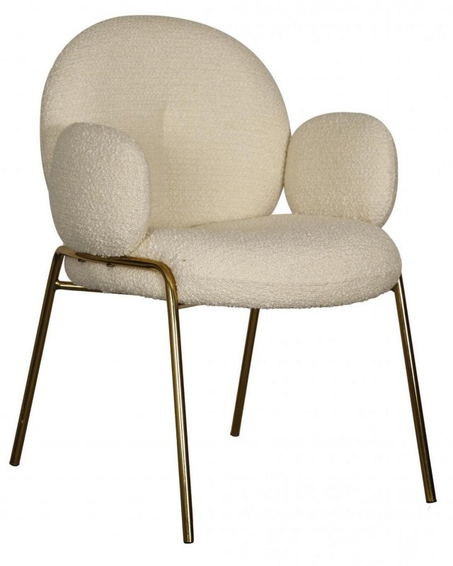 Стул обеденный Клауд TW-1137-А, молочный