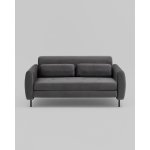 Диван-кровать прямой Барнаби велюр серый