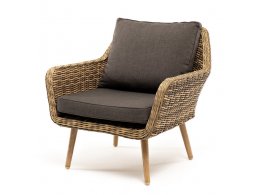 "Прованс" кресло из искусственного ротанга, цвет соломенный "Прованс" кресло из искусственного ротанга, цвет соломенный